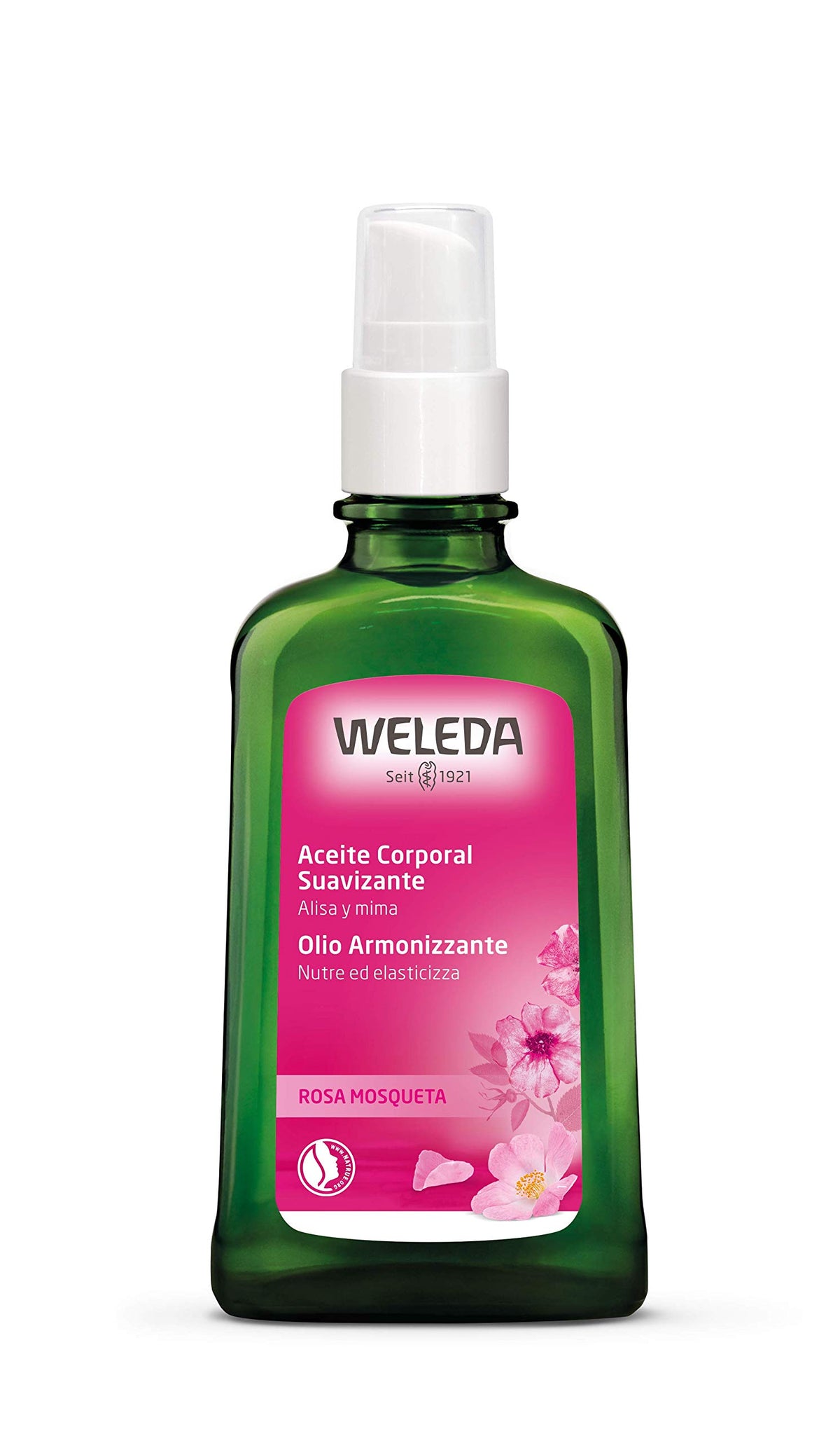 Weleda Wild Rose Body Oil, 3.4 fl oz (100 ml)