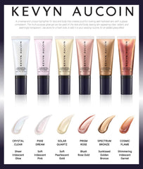 Kevyn Aucoin Glass Glow Face Highlighter - Crystal Clear for Women 1 oz Highlighter