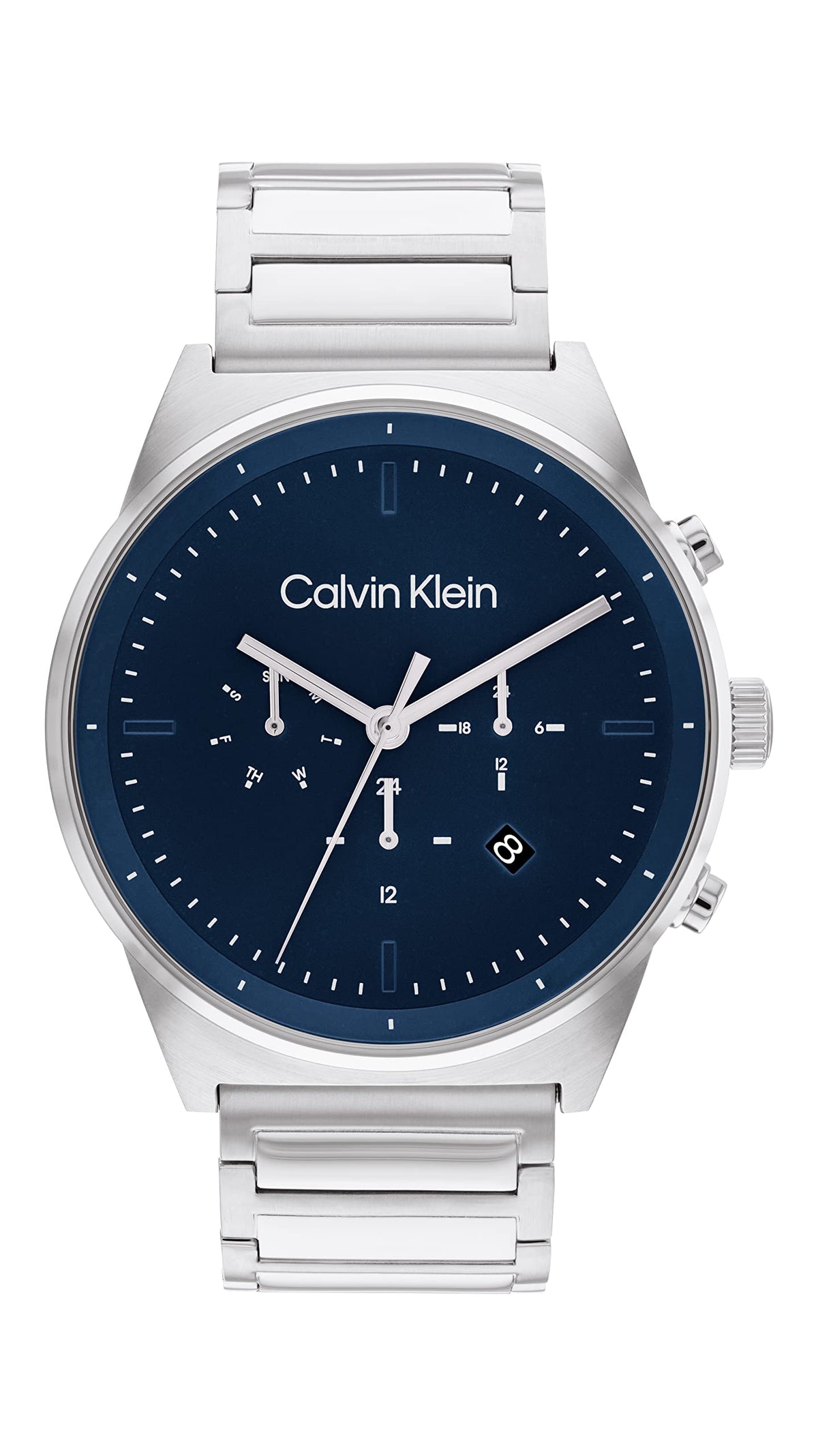 Calvin Klein CK Impressive Collection Multi Dial Quartz Watch for Men - Blue 010