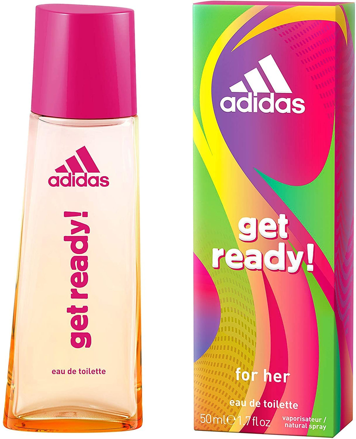 Adidas Get Ready Eau De Toilette For Women 50 Ml