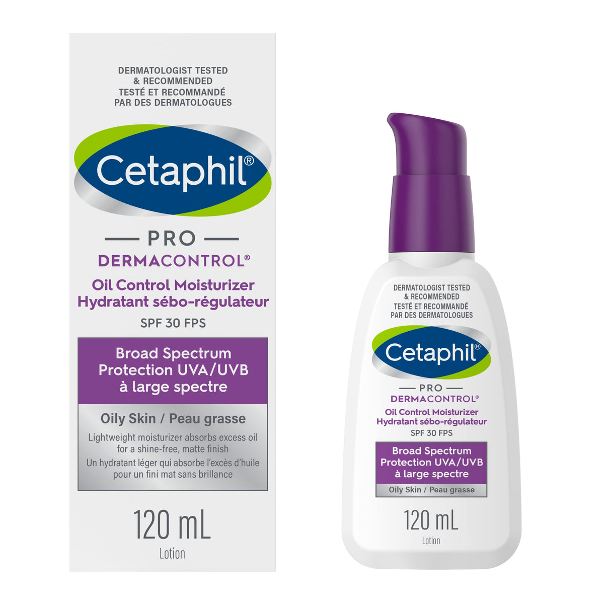 Cetaphil DermaControl Oil Control Moisturizer SPF 30 120ml