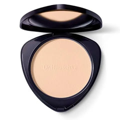 Dr. Hauschka Compact Powder 00, Translucent, Natural, Mineral, Set & Mattify, Touch up, Silky Finish, for All Skin Tones, 0.28 oz