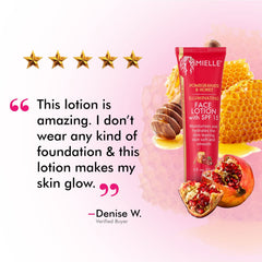 Mielle Organics Pomegranate & Honey FACE LOTION with SPF 15 (size = 60ml)