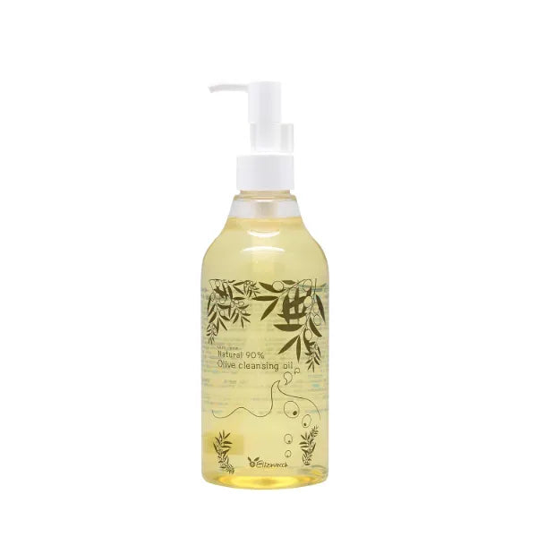 Elizavecca Natural 90% Olive Cleansing Oil, 8.5 Ounce 300ml - Makeup cleansing oil | wash off cleansing | Makeup Remover korean
