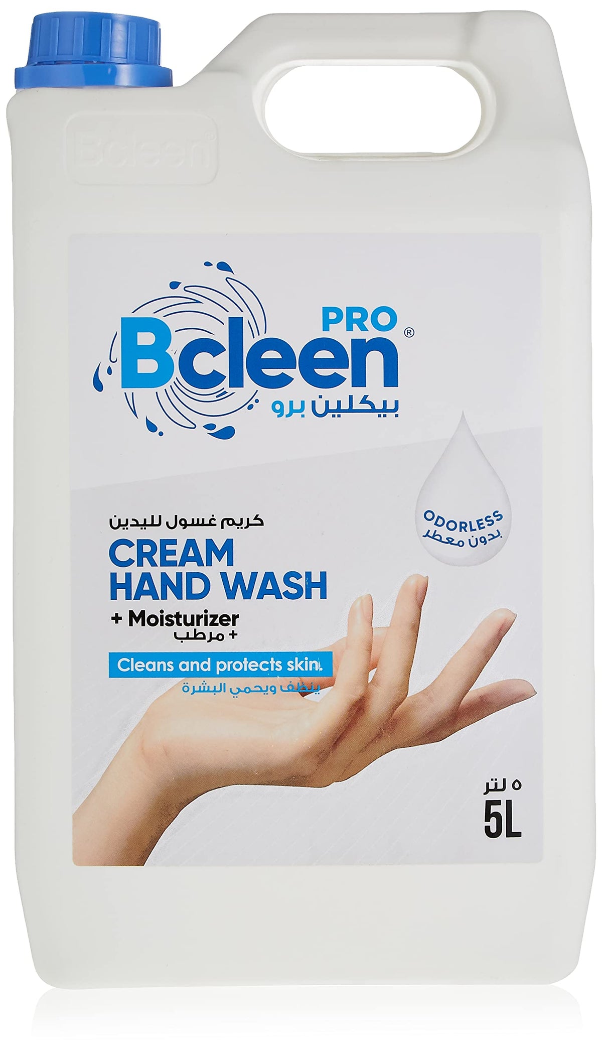 Bcleen Cream Hand Wash with Odorless Moisturizer 5000 ml