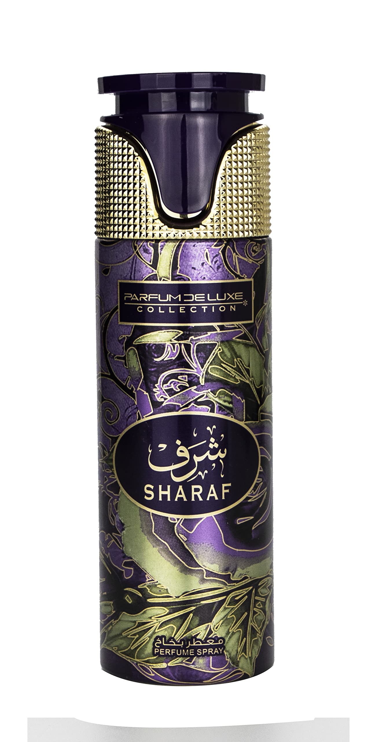 MY PERFUMES SHARAF from Parfum Deluxe Deodorant Perfume Spray for Unisex, Alcohol Free, 200ml, Pack Of 2