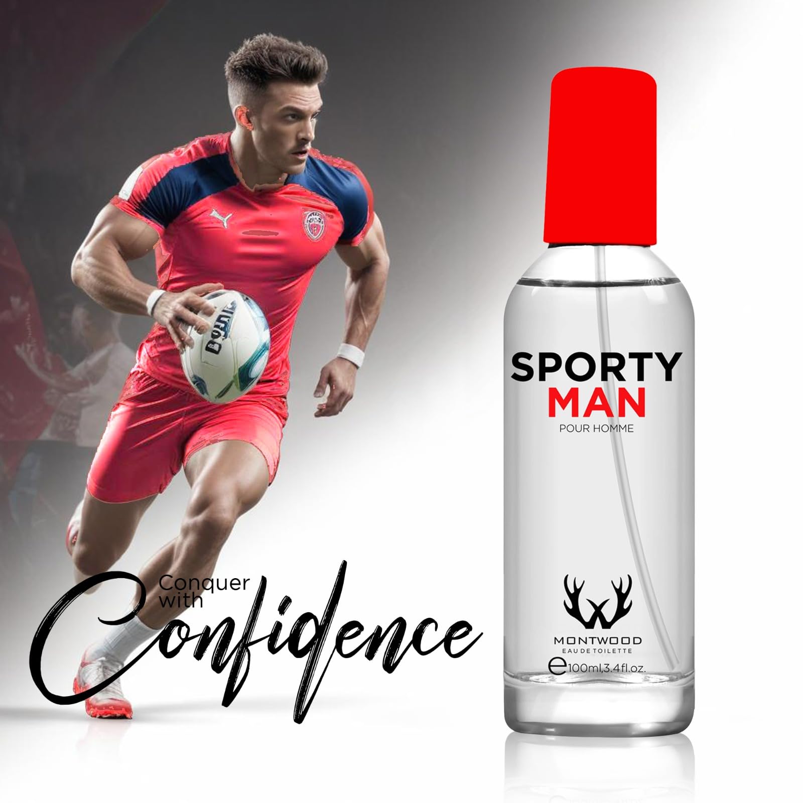 Montwood Sporty Man Pour Homme: Eau de Toilette Pour Homme | Perfume for Men 100ml