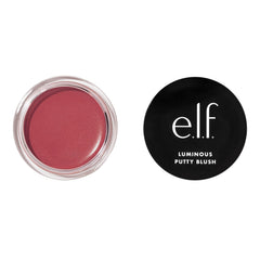 e.l.f. Luminous Putty Blush, Putty To Powder Blush With A Shimmer Finish, Lightweight, Buildable Formula, St. Barts
