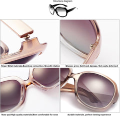 AkoaDa Polarized Sunglasses for Women, UV400 Lens Sunglasses for Female Ladies Fashionwear Pop Polarized Sun Eye Glass