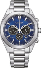 Citizen Men's Chronograph Eco-Drive Watch with Stainless Steel Strap CA4590-81L, Silver, Bracelet