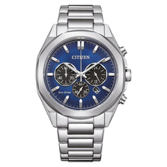 Citizen Men's Chronograph Eco-Drive Watch with Stainless Steel Strap CA4590-81L, Silver, Bracelet