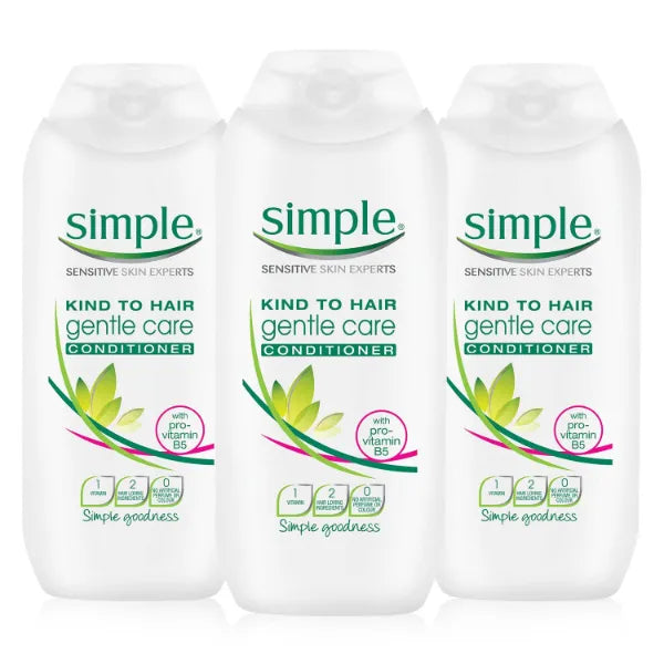 Simple Kind To Hair Gentle Care Conditioner 200Ml - Pack Of 3