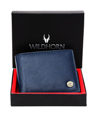 WildHorn Brown Men's Wallet - Blue Antique