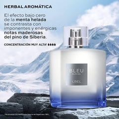 L'BEL - Bleu Glacial Men's Perfume Long Lasting 100 ml