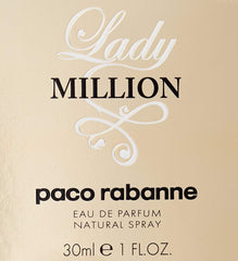 Lady Million By Paco Rabanne For Women - Eau De Toilette, 80Ml