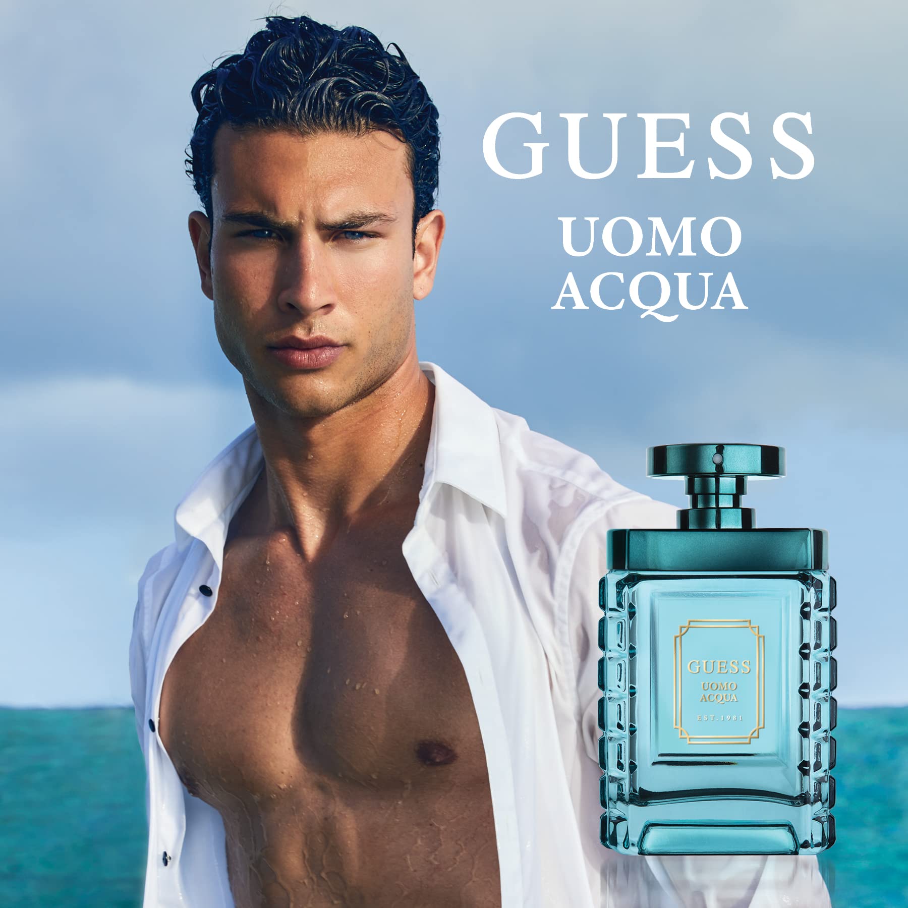 GUESS Uomo Acqua Eau de Toilette Line: Uomo Acqua, Size: 100 ml