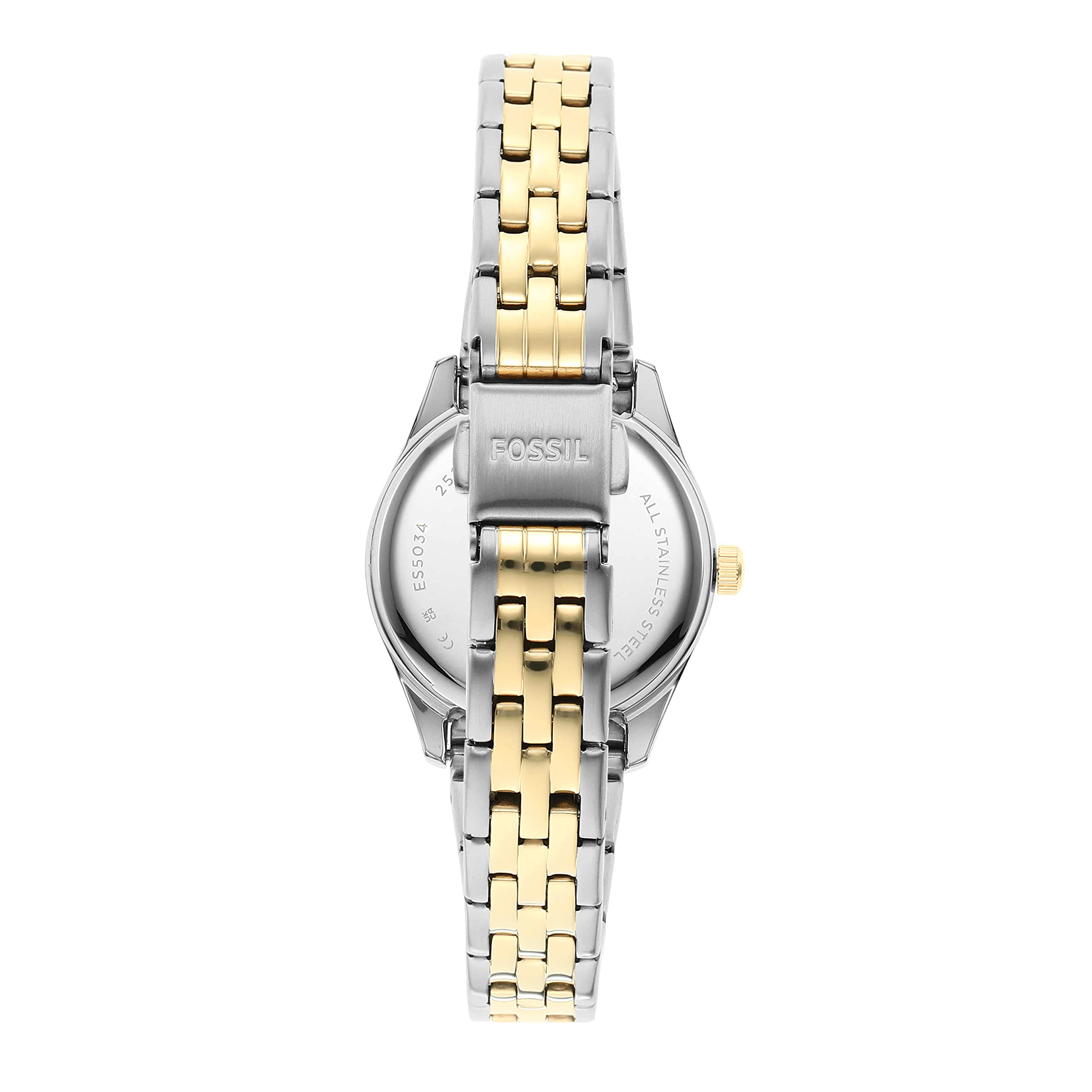 Fossil Women's Scarlette Micro Stainless Steel Crystal-Accented Quartz Watch