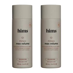 hims Max Volume Shampoo, Volumizing Natural Shampoo for Men with Biotin Adds Volume, Shine & Bounce - Citrus Spice - 6.4 fl oz (Pack of 2)
