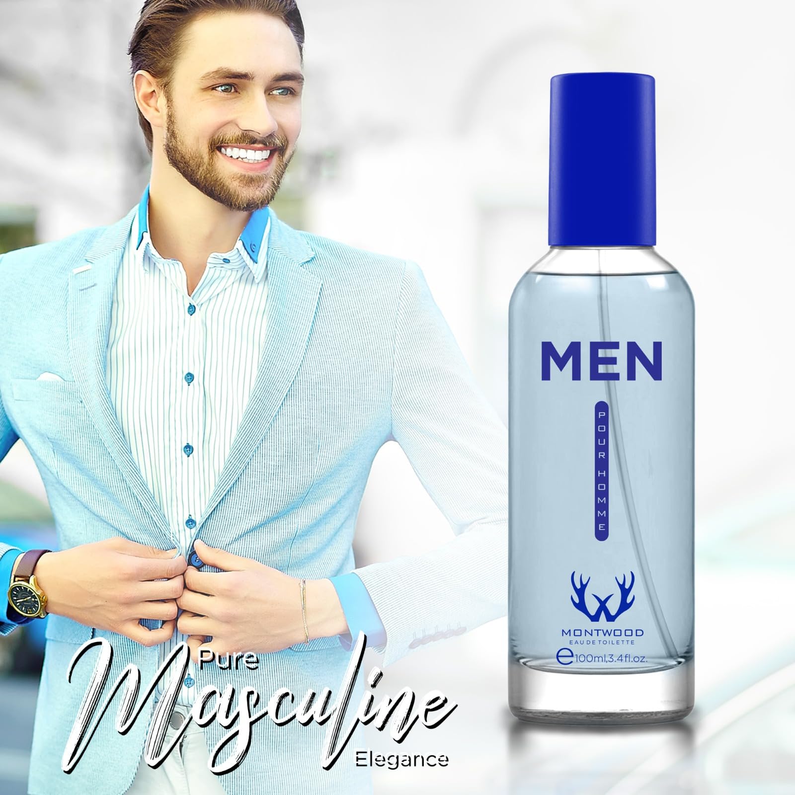 Montwood Men Pour Homme: Eau de Toilette Pour Homme | Perfume for Men 100ml