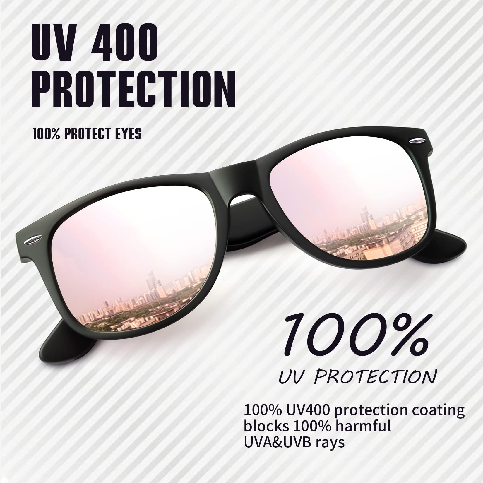 KANASTAL Polarized Sunglasses Men, Fashion Square Sun Glasses Women, Classic Shades for Womens, Driving Fishing Outdoor 100% UV400 Protection