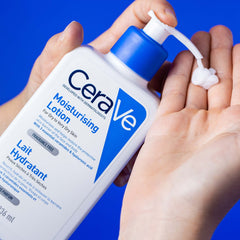 CeraVe Moisturizing Lotion | 24H Body and Face Moisturizer for Normal to Dry Skin with Hyaluronic Acid and Ceramides | Non-comedogenic, oil-free, Fragrance Free | 8Oz, 236 ML