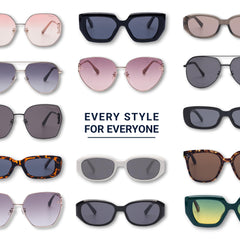 Flaneur Stylish Polarized Sunglasses for Women & Men Square-Frame - UV Protection, Lightweight, Scratch-Resistant, Trendy Eyewear & Accessories for Ladies UV400
