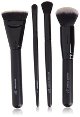 e.l.f. Complexion Perfection Brush Kit 4Piece Set, Synthetic (82023)