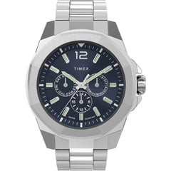 Timex Men's Essex Watch - Stainless Steel/Blue/Silver-Tone/Multi