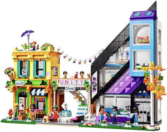 LEGO Friends Downtown Flower and Design Stores 41732 Building Blocks Toy Set; Toys for Boys, Girls, and Kids (2,010 Pieces)