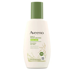 Aveeno Daily Moisturizing Body Lotion, Gentle Lotion Nourishes Dry Skin With Moisture & Daily Moisturizing Body Wash, 2 Ounce