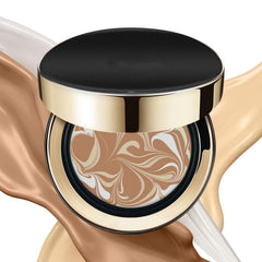 HYRAINBOW Signature Intense Sunscreen + Foundation, 27 Medium (0.49 oz x 1 ea), Natural Coverage, Cushion Korean Makeup, 71% Essence Natural Dewy Finish, 1 Refill Included