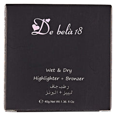 De Bela 18 Wet & Dry Highlighter and Bronzer - 1.36 oz, 06
