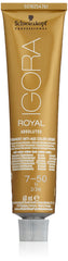 Schwarzkopf Igora Royal 7-50 Medium Golden Blonde Natural 60ml