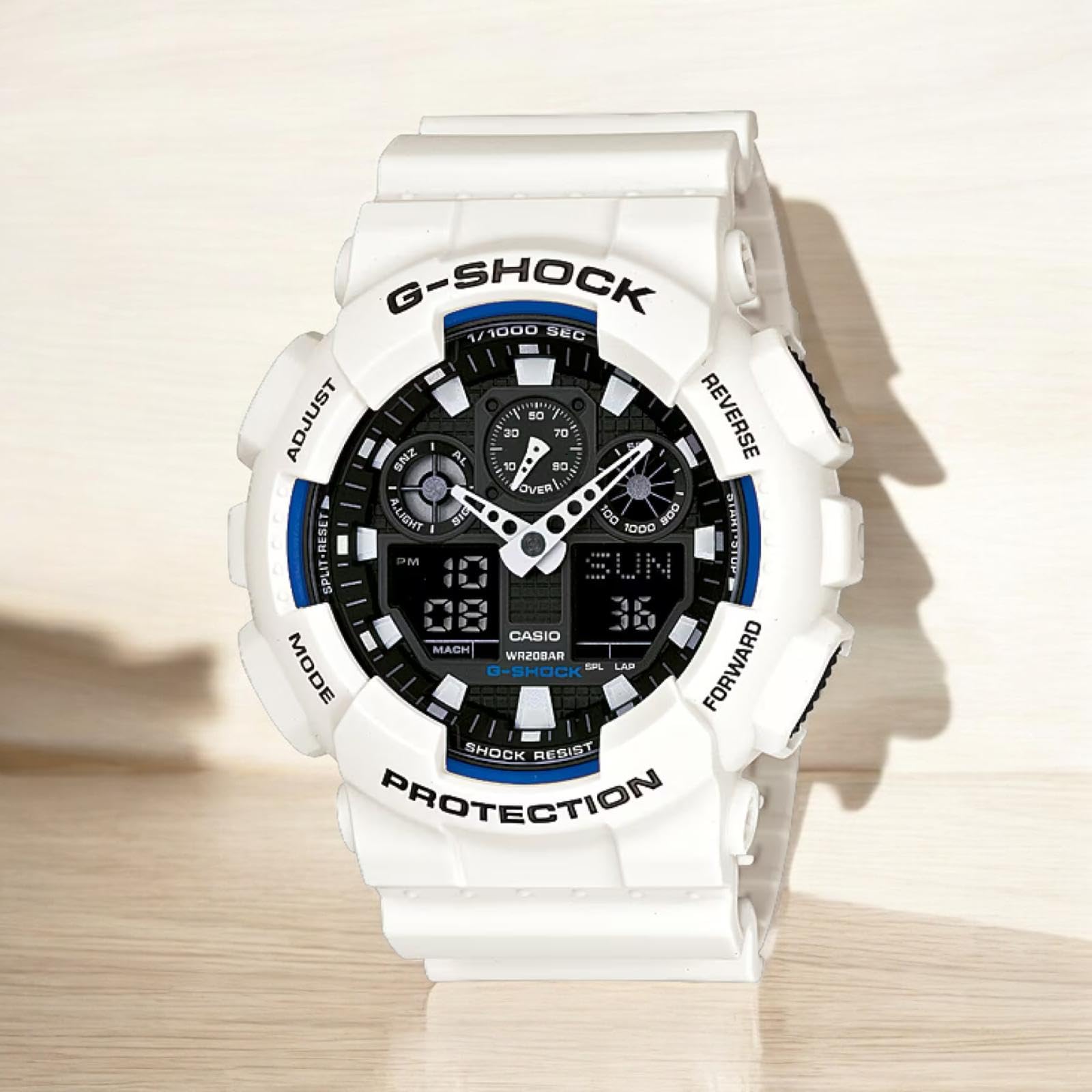 Ga 100b G Shock Ga 100 Precio G-Shock GA-100B-7AER Casio Watch •