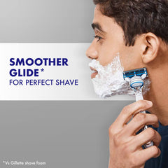 Gillette Sensitive Shave Gel, Deep Comfort | 0% Paraben | 195 grams, White