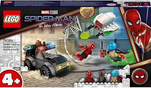 LEGO Marvel Spider-Man vs. Mysterio’s Drone Attack 76184 Building Kit (73 Pieces)