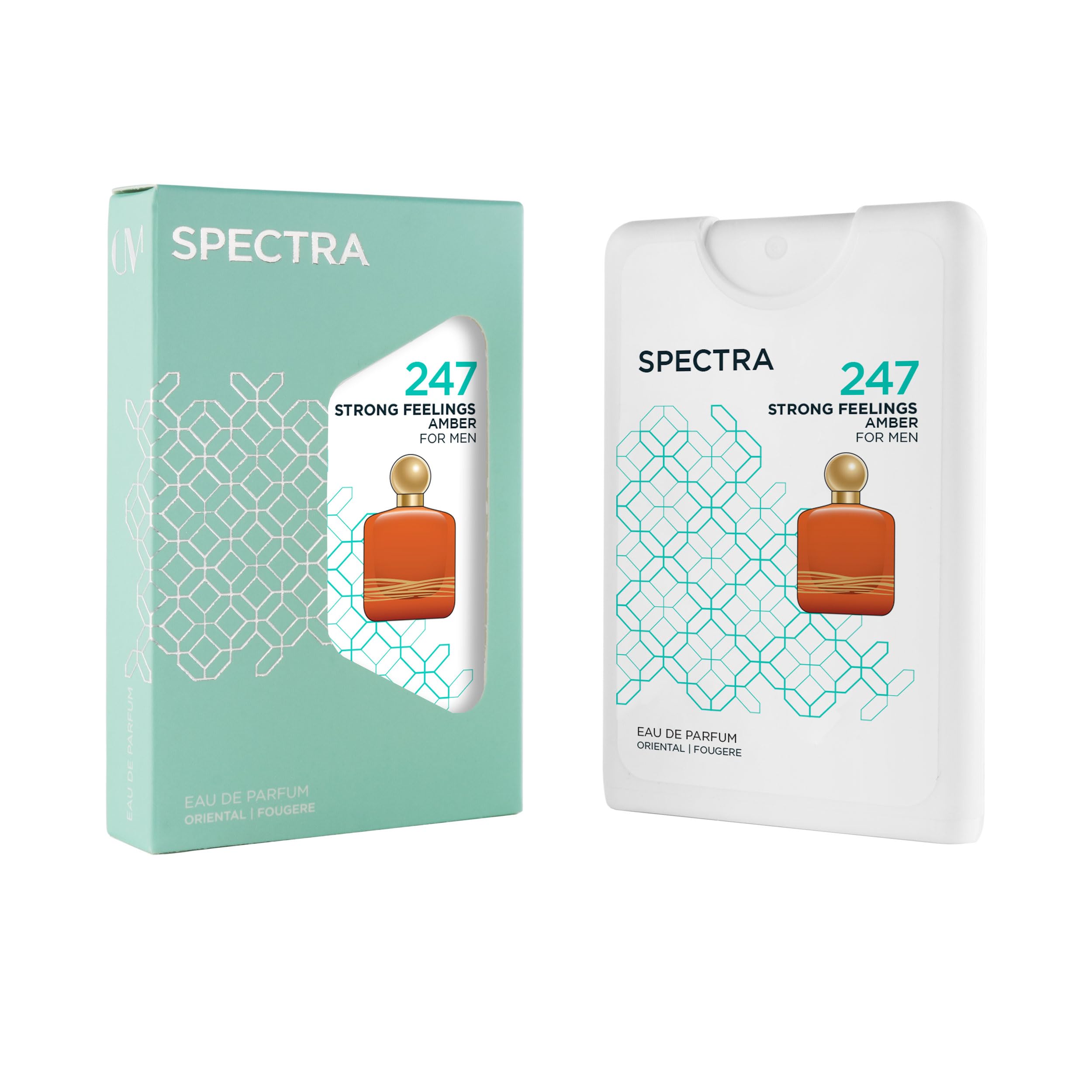 Spectra Pocket 247 Strong Feelings Amber EDP Unisex Perfume - 18ml