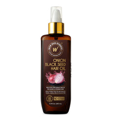 Wow Skin Science Onion Black Seed Hair Oil, Promotes Hair Growth, Controls Hair Fall, No Mineral Oil & Silicones - 200Ml