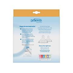Dr. Brown's Options+ Anti Colic Baby Bottle, Wide Neck, Starter kit