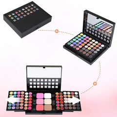 AEENAA 78 Color Face Make-Up Kit – Multicolor Palette with 48 Eyeshadows, 24 Lip Glosses, 6 Concealers & 6 Foundations – All-in-One Beauty Set for Professional & Personal Use