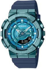 G-Shock Casio GM-S110LB-2AJF [ Analog Combination Model 110 Series miniaturized and Thin Model Rubber Band] Watch Shipped from Japan Oct 2022 Model, Blue