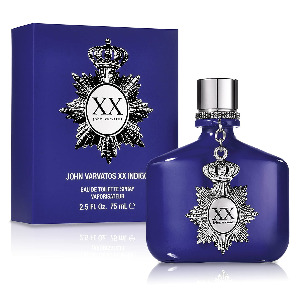 John Varvatos XX Indigo Blu Perfume for Men Eau De Toilette 75ML