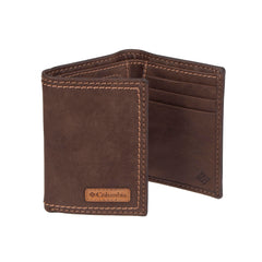 Columbia Men's RFID Trifold Wallet - Brown Casual