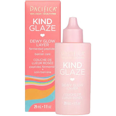 Pacifica Makeup Primer – Kind Glaze Dewy Glow Layer, Hydrating Primer with Vegan Collagen, Squalane & Ceramides for Soft-Focus Radiance, Vegan & Cruelty-Free, 1 fl oz