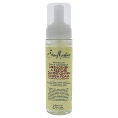 Shea Moisture Jamaican Black Castor Oil Strengthen & Restore Hydration Foam for Unisex, 7.5 oz