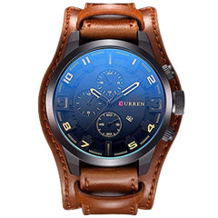 CURREN Quartz Watch - Brown