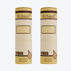 Barrel Series Zidan Classic Attar Roll On for Men & Women - Pack of 2 (6ml Each) | Alcohol Free Fragrance