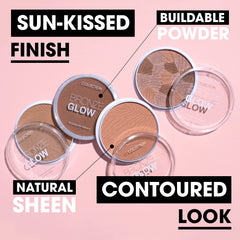 Collection Cosmetics Bronze Glow, Highly Pigmented Bronzer, 15g, Shimmering Light, Packaging may vary