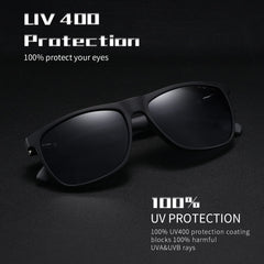 PUKCLAR Sunglasses for Men Polarized Lightweight TR90 Frame UV400 Spring Hinges Sunglasses