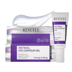 REVUELE Retinol Eye Contour Gel, 0.85 fl.oz – Anti-Aging Eye Gel for Fine Lines, Wrinkles, Puffiness, and Dark Circles